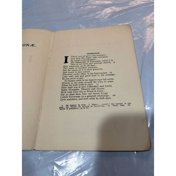 Everyman: being a moralle playe of the XV centurie Play 1903 in Boston - Picture 7 of 7